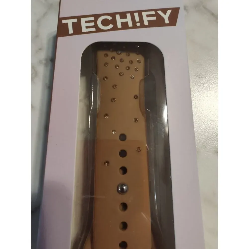 Techify Silicone Band Strap For Apple Watch Series 1-10 SE / Ultra - Brown